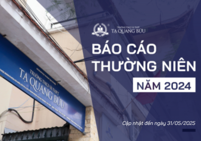 Báo cáo Thường niên Năm 2024 cập nhật đến 31/05/2025 (Theo Thông tư số 09/2024/TT-BGDĐT ngày 03/06/2024 của BGDĐT)
