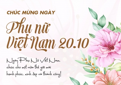 Chúc mừng Ngày Phụ nữ Việt Nam 20/10