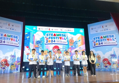 Đại diện Tạ Quang Bửu “Rung chuông vàng” tại đấu trường STEAM