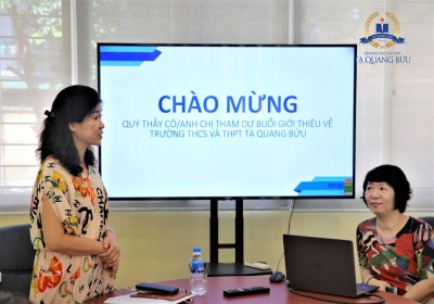 Lễ ký kết hợp đồng với giáo viên mới đợt 1 năm học 2021-2022