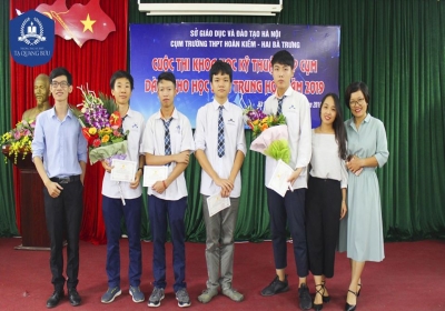 Kết quả Cuộc thi khoa học kỹ thuật dành cho học sinh Trung học cấp cụm Hoàn Kiếm - Hai Bà Trưng năm học 2019-2020
