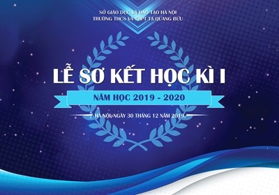 Thông báo tổ chức "Lễ Sơ kết Học kỳ I năm học 2019 - 2020"