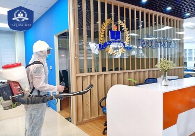 Công tác chuẩn bị đón học sinh quay trở lại trường học