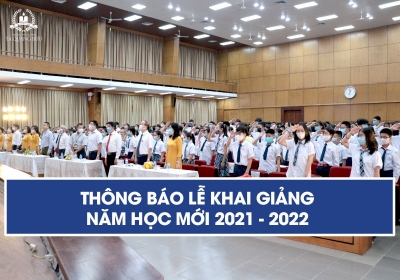 Thông báo tham dự Lễ khai giảng năm học mới 2021-2022