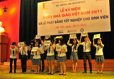 Tưng bừng buổi lễ meeting chào mừng ngày nhà giáo Việt Nam 20/11 và Lễ phát bằng tốt nghiệp cho sinh viên