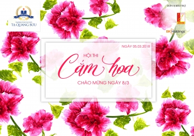 Thông báo Hội thi Cắm hoa chào mừng ngày Quốc tế Phụ nữ 8/3