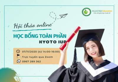 Hội thảo online nhận học bổng Kyoto iUP