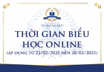 Cập nhập thời khóa biểu học online