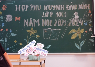 Hội nghị cha mẹ học sinh đầu năm học 2023-2024