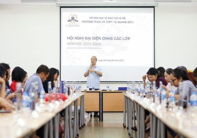 Hội nghị Đại diện Cha mẹ học sinh các lớp - Năm học 2023-2024