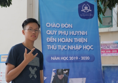 Vũ Đức Duy - Gương mặt thủ khoa đầu vào khối 10 năm 2019