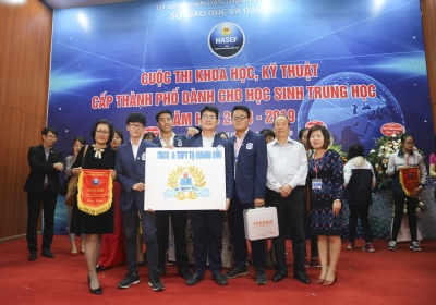 Chung kết cuộc thi KHKT cấp thành phố Hà Nội - HASEF năm học 2018-2019