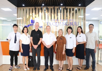 Lễ kí kết biên bản hợp tác giữa Trường Freyberg và Trường THCS và THPT Tạ Quang Bửu