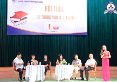 Vững vàng cùng con chuyển cấp: Hội thảo "HÀNH TRANG VÀO 6+ VÀ 10+" - Lần thứ 2 (29/6/2014)