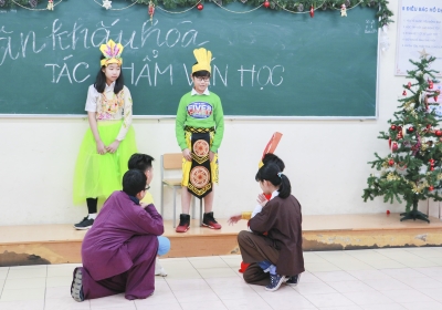 Khi Sơn Tinh, Thủy Tinh, Lê Lợi, Lê Thận,... "tái xuất" trong phòng học 6A