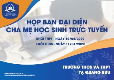 Tổ chức họp Ban đại diện CMHS trực tuyến