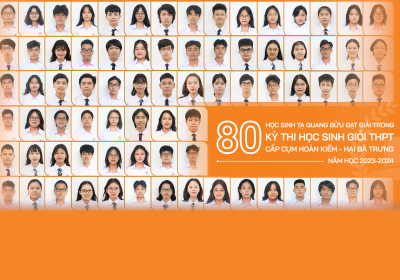 Vinh danh 81 học sinh Tạ Quang Bửu đại giải HSG cấp cụm Hoàn Kiếm - Hai Bà Trưng năm học 2023-2024