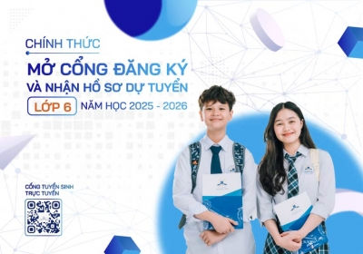 Thông báo tuyển sinh trực tuyến vào lớp 6 năm học 2025 - 2026