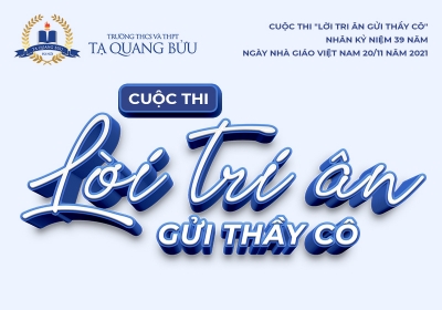 Phát động cuộc thi "Lời tri ân gửi thầy cô"
