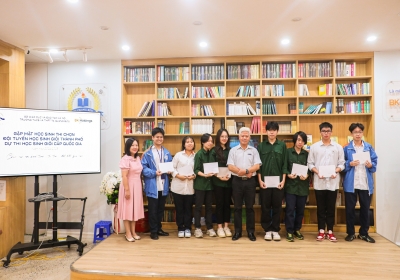 Gặp mặt học sinh tham dự kỳ thi chọn đội tuyển học sinh giỏi thành phố