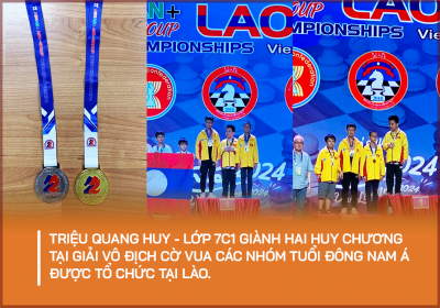 Giành cú đúp huy chương Cờ vua tại giải đấu quốc tế